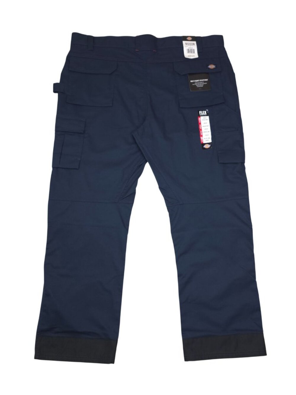 Dickies Mens Flex Multi-Pocket Utility Pants 44x32 Navy Durable Workwear